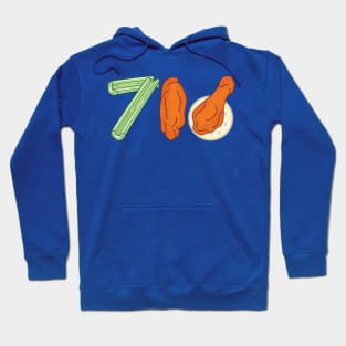 716 Chicken Wings and Bleu Cheese Dip Hoodie